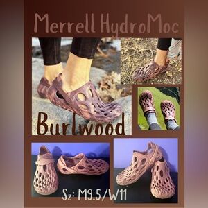 Merrell HydroMoc Mules in Burlwood (Brown)